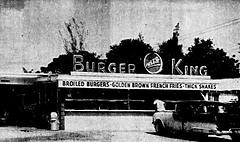 Burger King erstes Restaurant