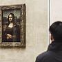 Bild der Mona Lisa im Louvre